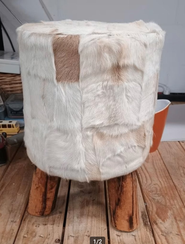 poef op pootjes, Ophalen, Minder dan 50 cm, Gebruikt, .