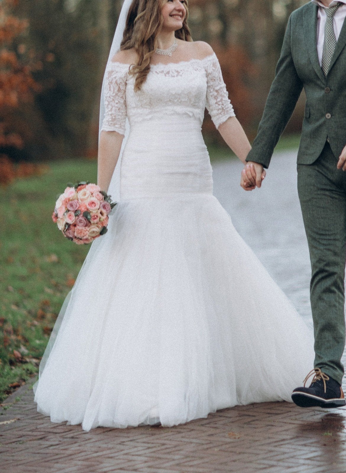 Trouwjurk in perfecte staat, Ophalen of Verzenden, Zo goed als nieuw, Wit, Trouwjurk