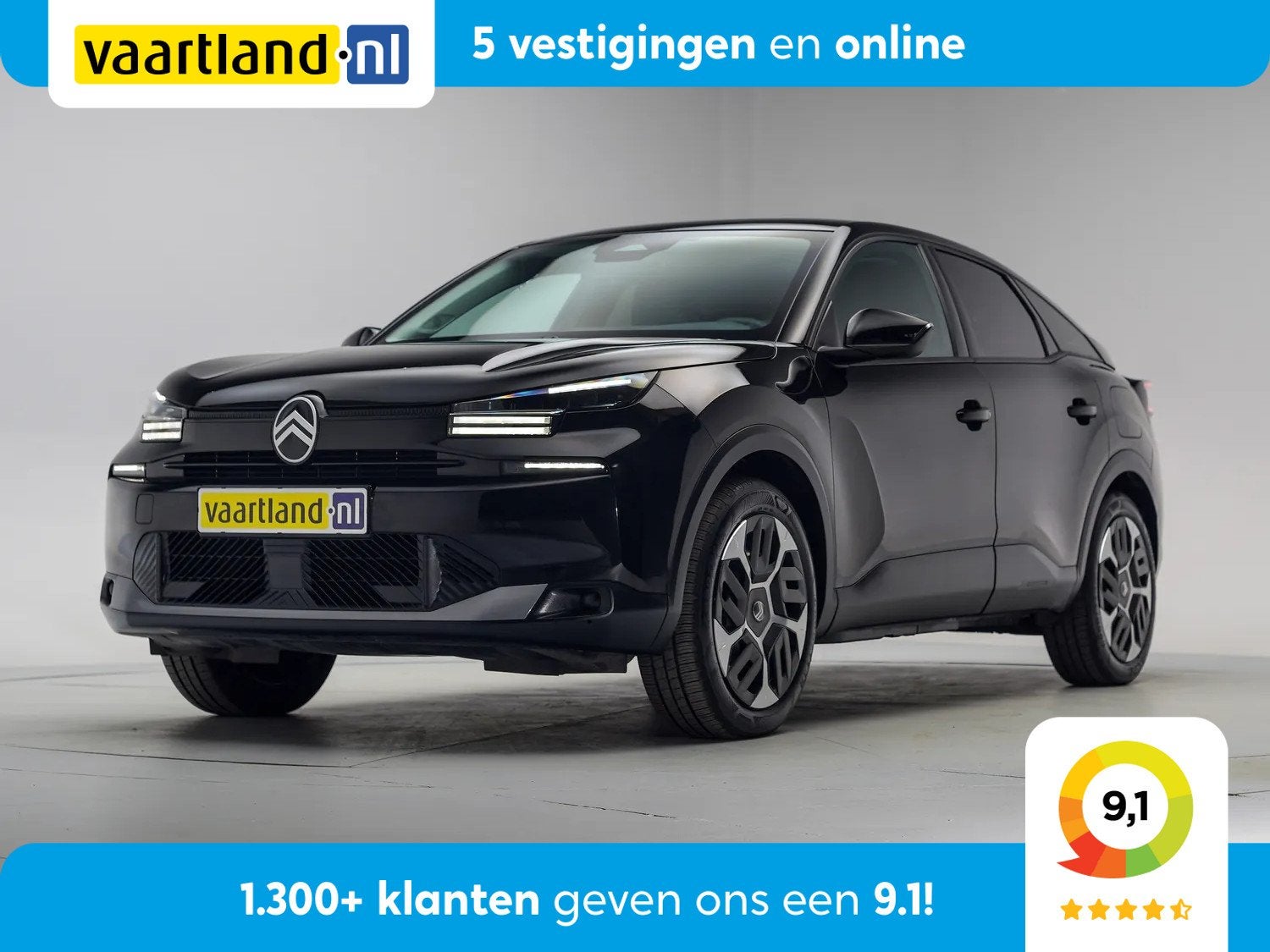 Citroën Ë-C4 You 50kWh 3-fase [ LED Navi Apple / Android C, Automaat, 0 cilinders, Gebruikt, 1546 kg