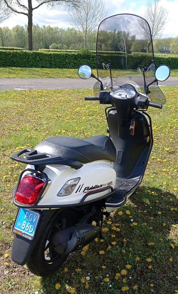 Sym fiddle 2, Ophalen, 49 cc, Zo goed als nieuw, Benzine