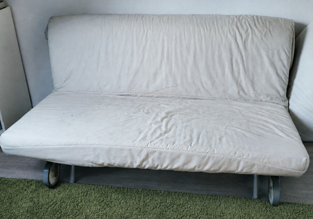 IKEA PS Slaapbank - Frame in prima staat, Ophalen, Gebruikt, Tweepersoons