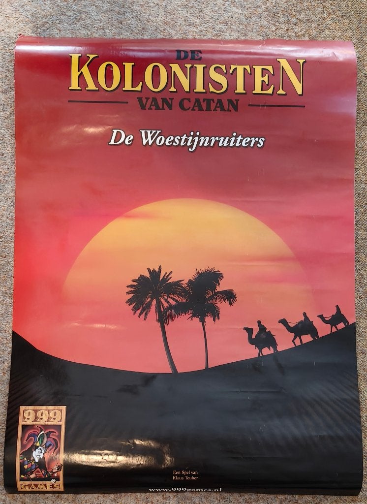 De Kolonisten van Catan: De Woestijnruiters Poster, Ophalen, A1 t/m A3, Overige onderwerpen, Rechthoekig Staand