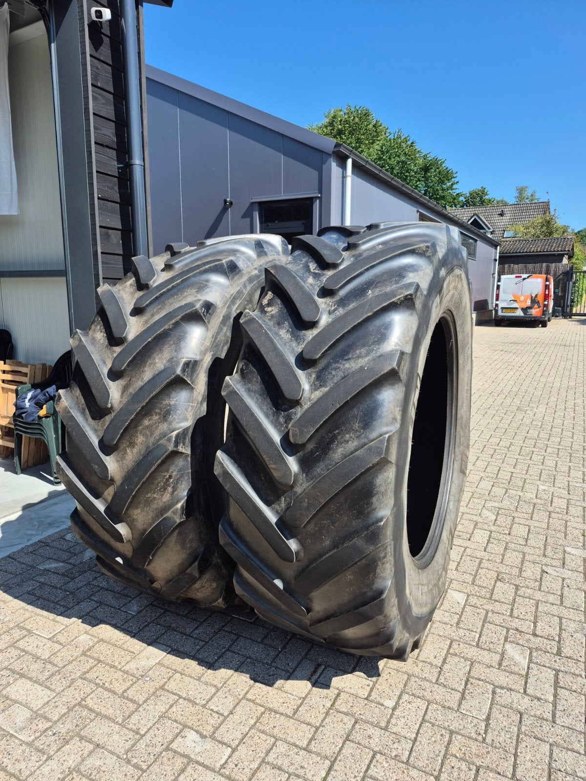 Set Michelin Multibib 650/65R42, Zakelijke goederen, Agrarisch | Onderdelen | Banden, Velgen en Assen, Ophalen