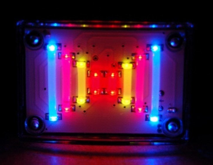 Lamp 12V led magic lights achterlicht ba15 multi-color koso, Motoren, Ophalen of Verzenden