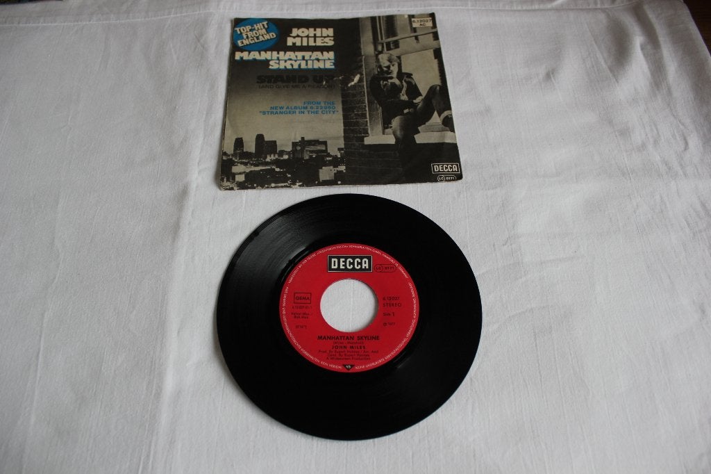 John miles  -  Manhattan skyline, Cd's en Dvd's, 7 inch, Ophalen of Verzenden, Zo goed als nieuw, EP