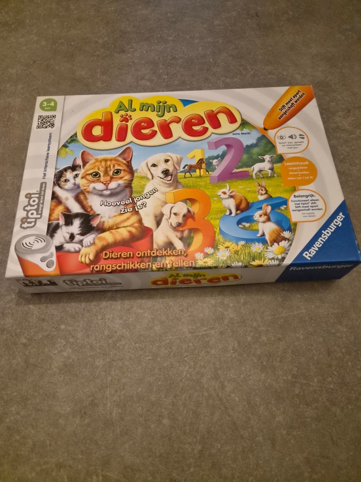 Tiptoi Al Mijn Dieren - Interactief Leersysteem 3-4 jaar, Ophalen of Verzenden, Gebruikt, Taal en Lezen, Met geluid