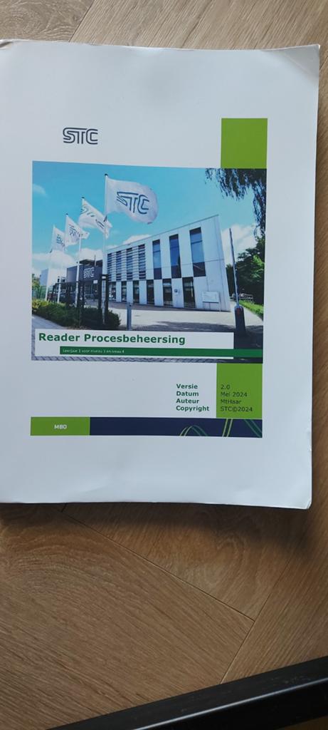 STC Reader Procesbeheersing MBO4, MBO, Beta, J.J. Nikkels, D.C.F. Borst, Abbenuis, Ophalen