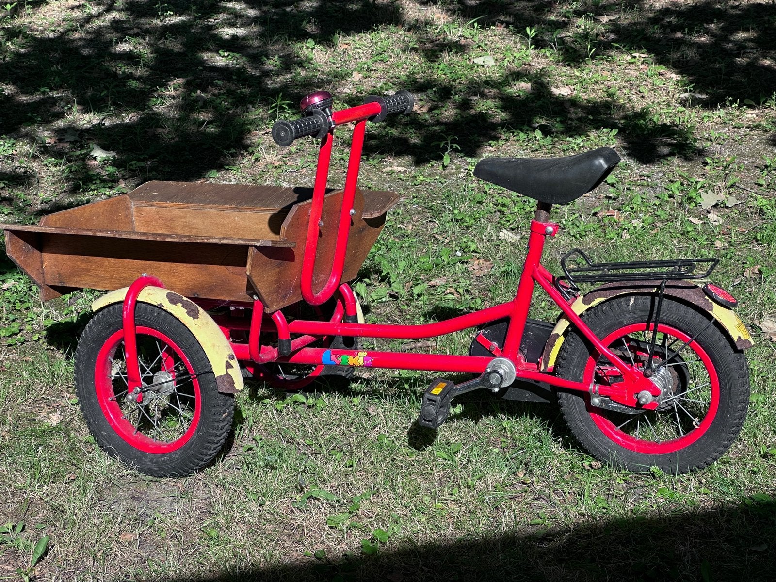 geinig bakfietsje, Ophalen, Gebruikt