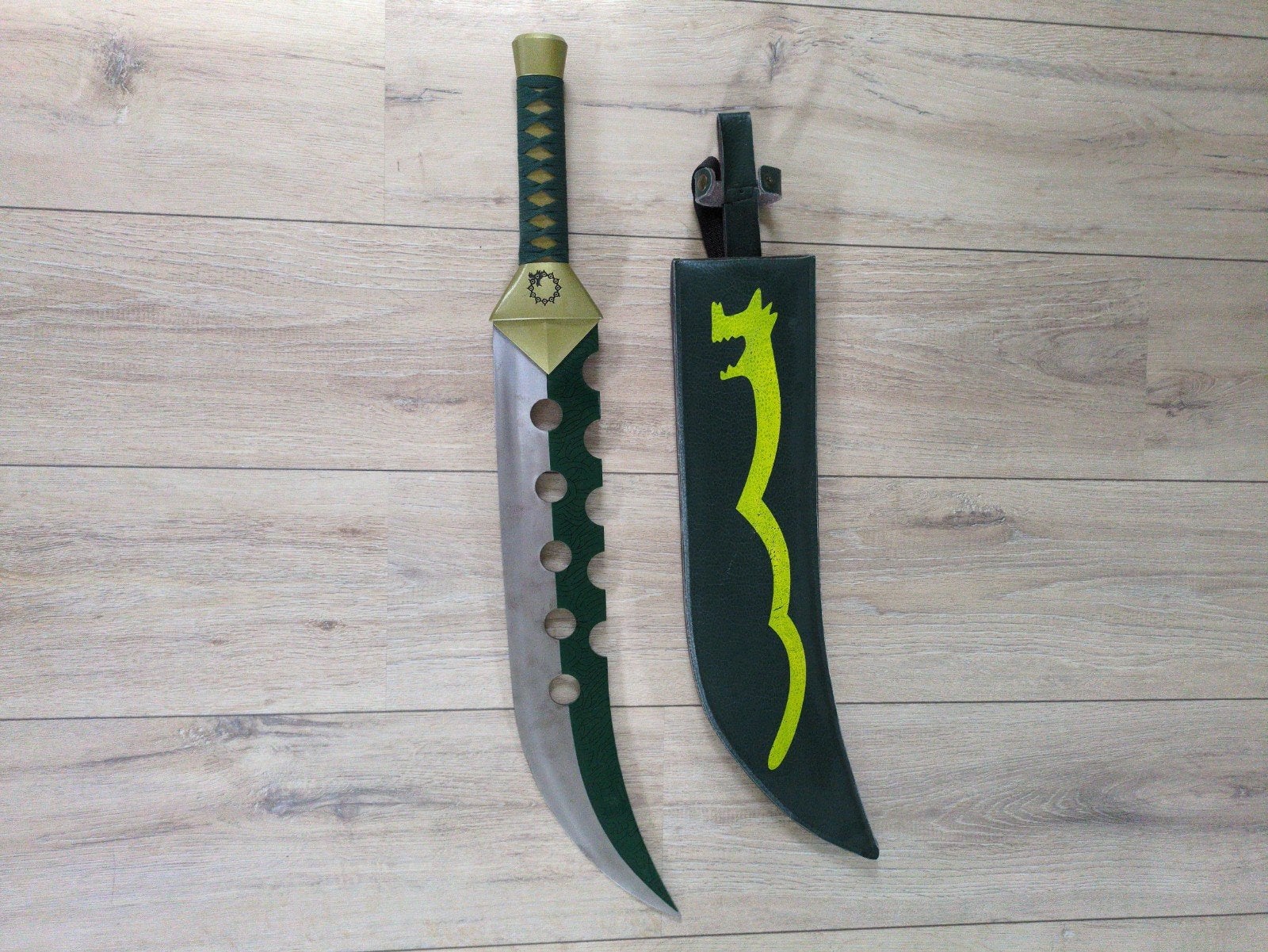 Seven Deadly Sins Meliodas Zwaard Anime Replica, Ophalen of Verzenden, Zo goed als nieuw