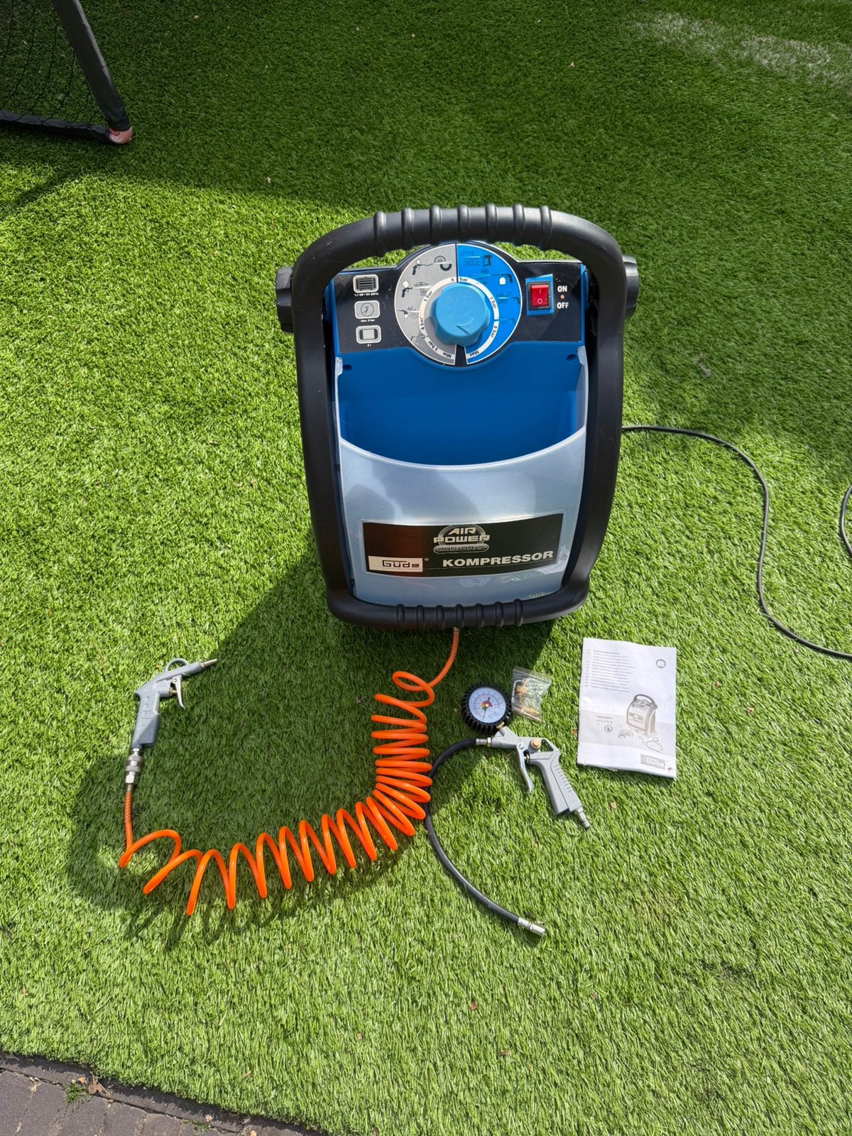 Güde compressor AIRPOWER 205/09/5 ZGAN max. 9 bar, Ophalen, 6 tot 10 bar, Zo goed als nieuw, Minder dan 200 liter/min