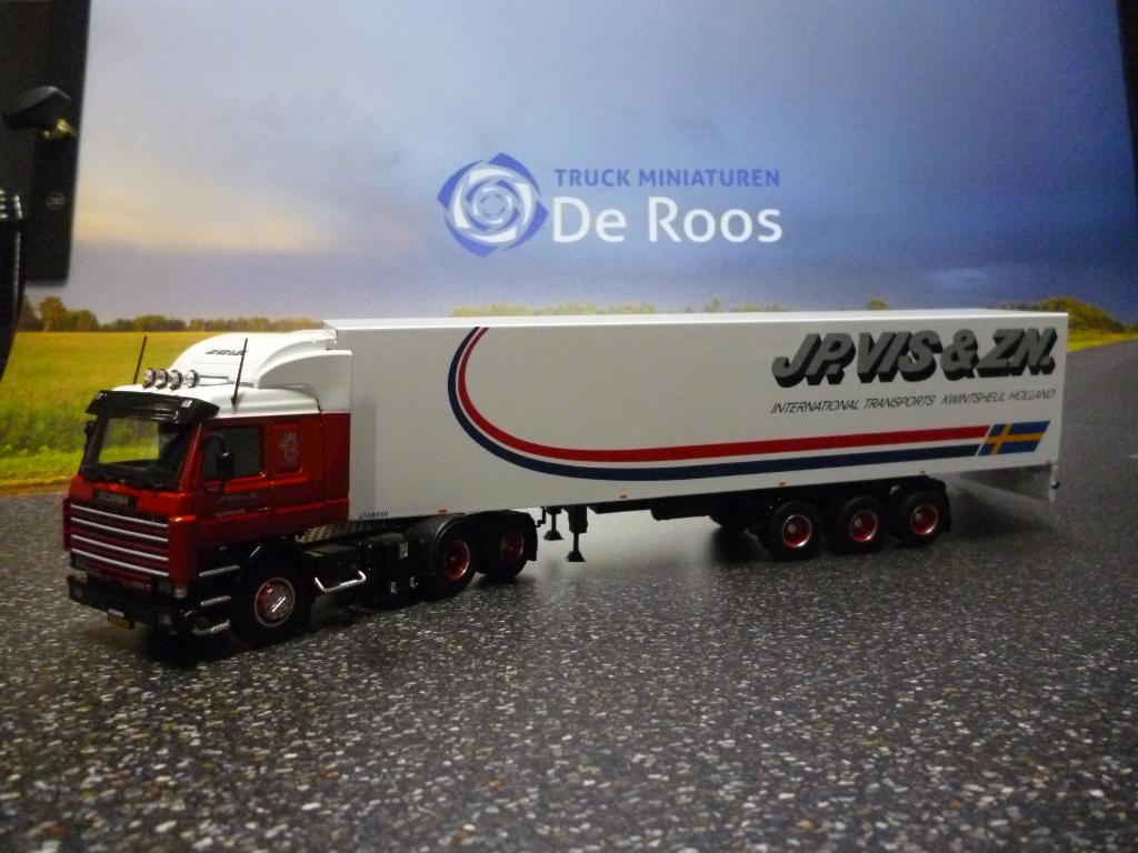 Tekno Scania 143 J.P. Vis met certificaat, Ophalen of Verzenden, Nieuw, Bus of Vrachtwagen, Tekno