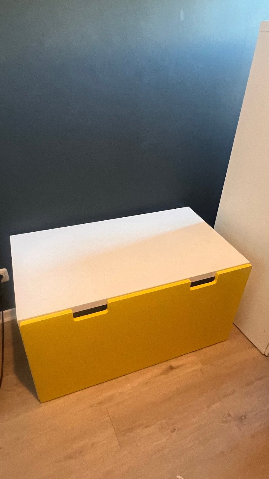Speelgoedkist ikea Gele en witte ladekast/opbergmeubel, Ophalen, Gebruikt, Kast