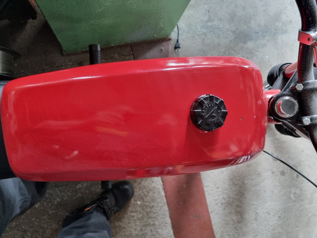 Garelli junior turismo benzinetank + gereedschapsbakje, Ophalen, Gebruikt, Tank, Overige merken