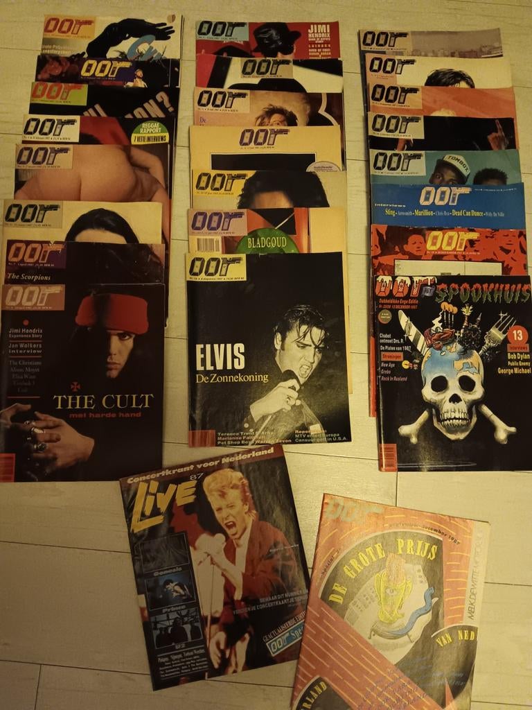 Oor magazine 1987 24 tijdschriften retro muziektijdschrift, Verzamelen, Tijdschriften, Kranten en Knipsels, Tijdschrift, 1980 tot heden