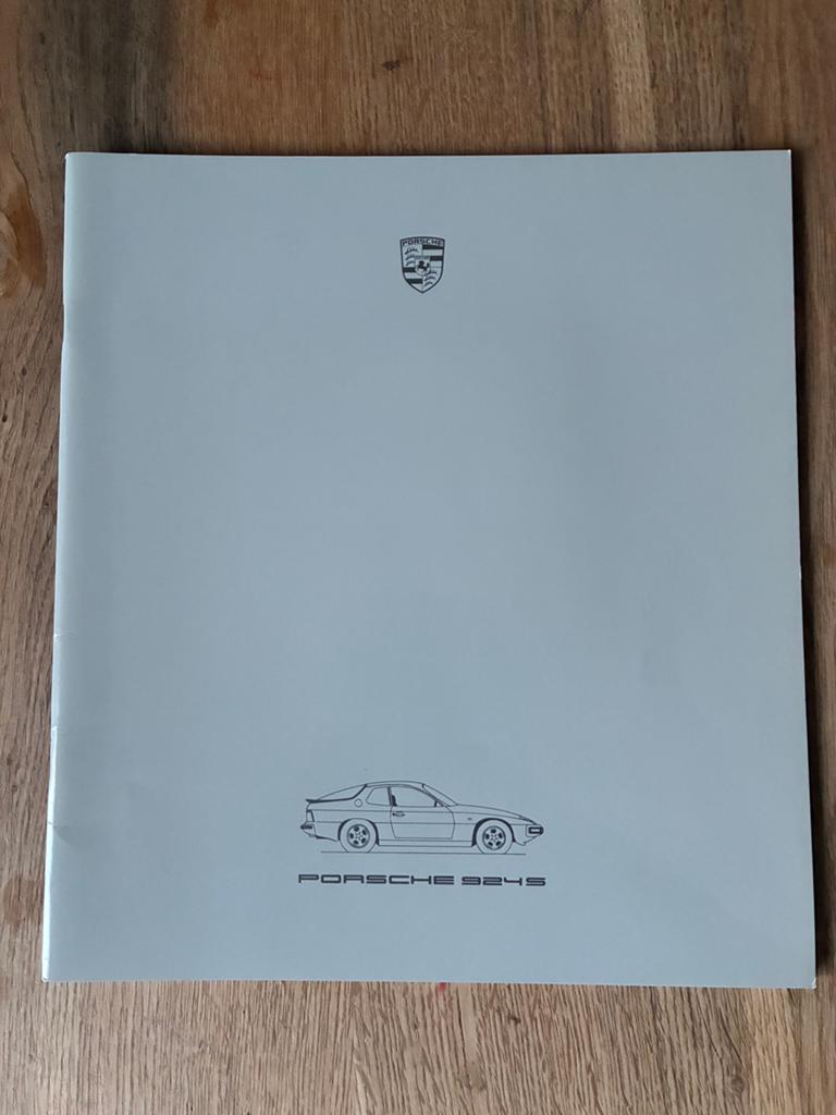 Porsche 924 S brochure 7/85, Ophalen of Verzenden, Zo goed als nieuw, Porsche