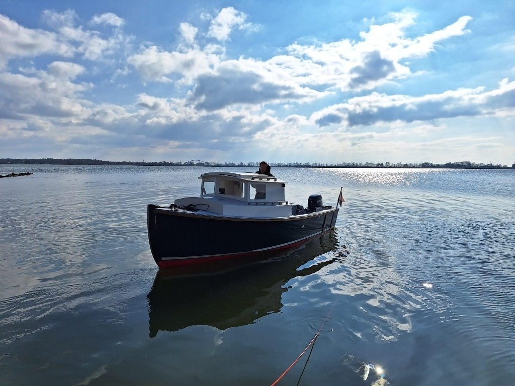 Dipper 17 te koop, gave visboot, Watersport en Boten, Ophalen, Gebruikt, Viertaktmotor, 6 m