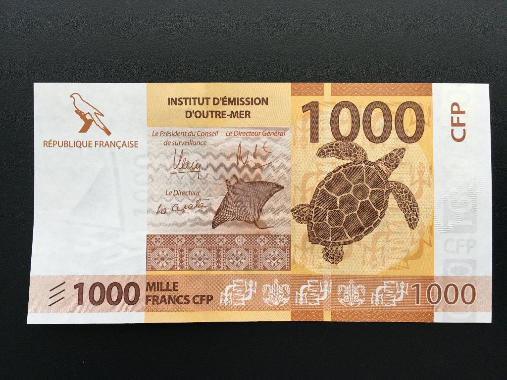 Frans-Polynesië | 1000 frank, Postzegels en Munten, Bankbiljetten | Oceanië, Los biljet, Ophalen of Verzenden