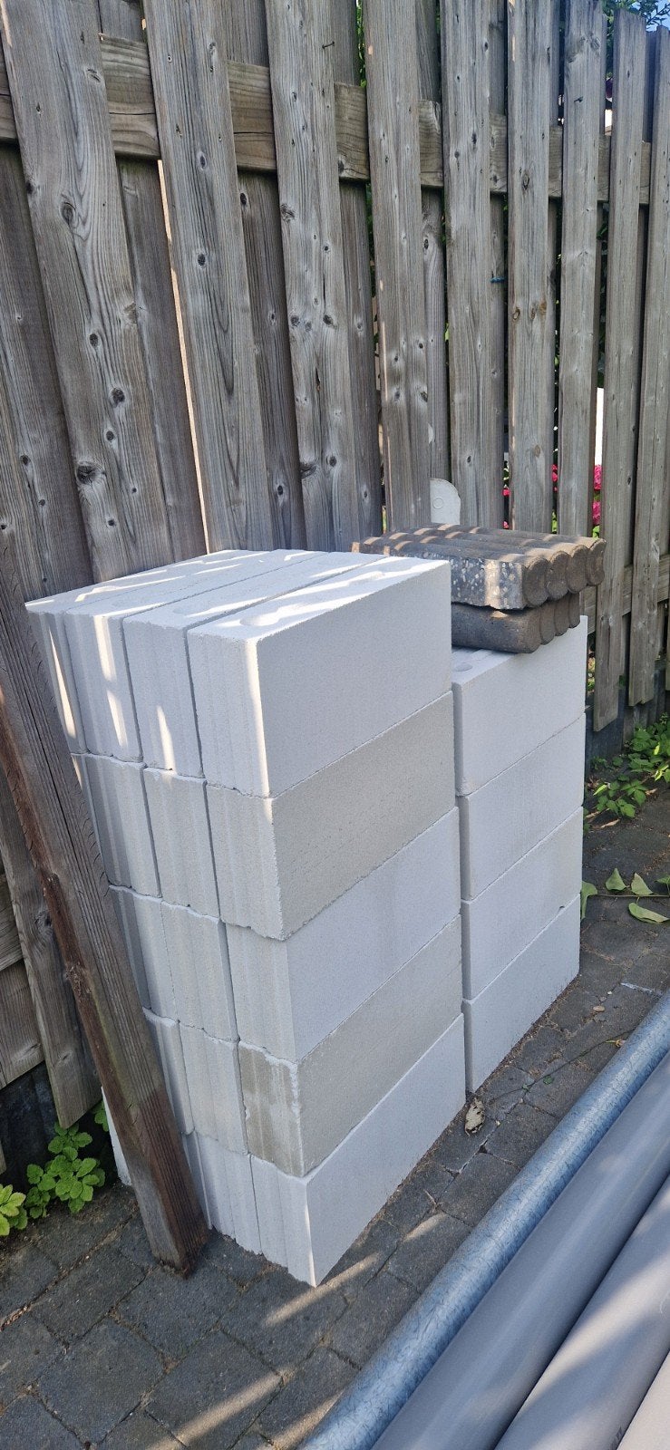 Kalkzandsteen blokken - Nieuw, Doe-het-zelf en Verbouw, Metselstenen, Ophalen of Verzenden, Nieuw, Kalkzandstenen