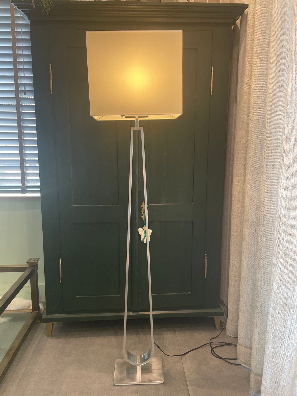 Vintage IKEA KLABB vloerlamp G1307 – Monika Mulder – dimbaar, Ophalen, Gebruikt, 100 tot 150 cm