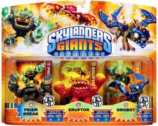 Skylanders Giants Lightcore - Prism Break, Eruptor & Drobot, Avontuur en Actie, Ophalen of Verzenden, Vanaf 3 jaar, 2 spelers