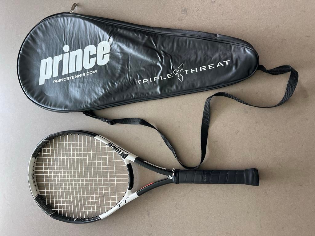 Prince tennisracket met hoes - All Around Performance 875, Sport en Fitness, Tennis, Ophalen of Verzenden, Gebruikt, Racket, Prince