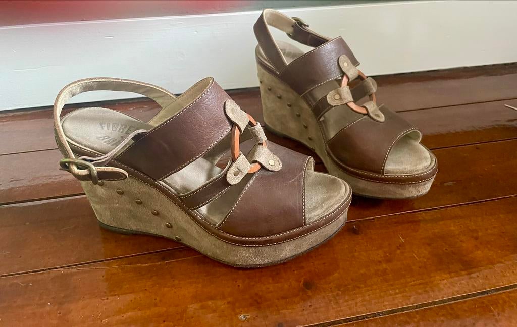 Prachtige Fiorentini & Baker Sandalen 40 - Top Kwaliteit, Kleding | Dames, Schoenen, Zo goed als nieuw, Sandalen of Muiltjes, Bruin