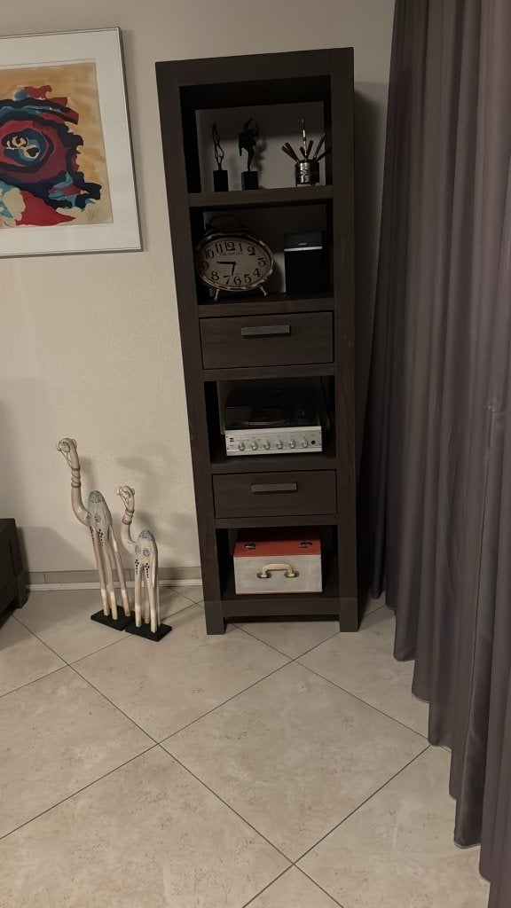 Wandmeubel - smal, Ophalen, Gebruikt, Minder dan 150 cm, Met lade(s)