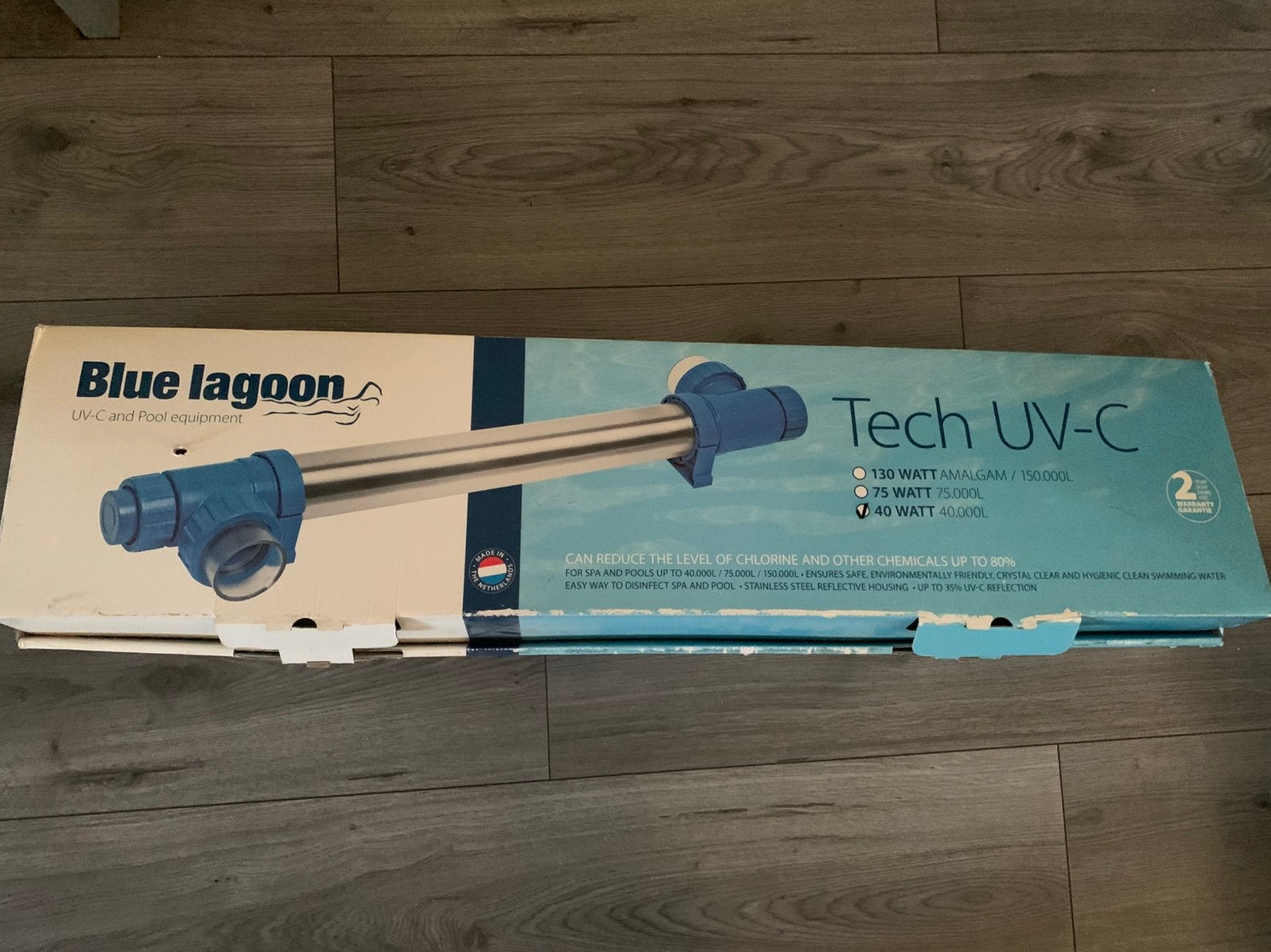UV lamp voor zwembad of vijver Blue Lagoon Tech UV-C 40 watt, Ophalen, Zo goed als nieuw