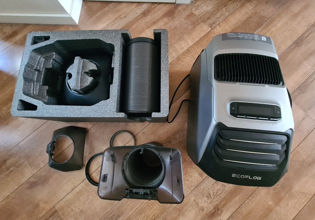 EcoFlow WAVE 2 mobiele airco – compleet met accessoires, Koelen en Ontvochtigen, Minder dan 60 m³, 3 snelheden of meer, Ophalen of Verzenden