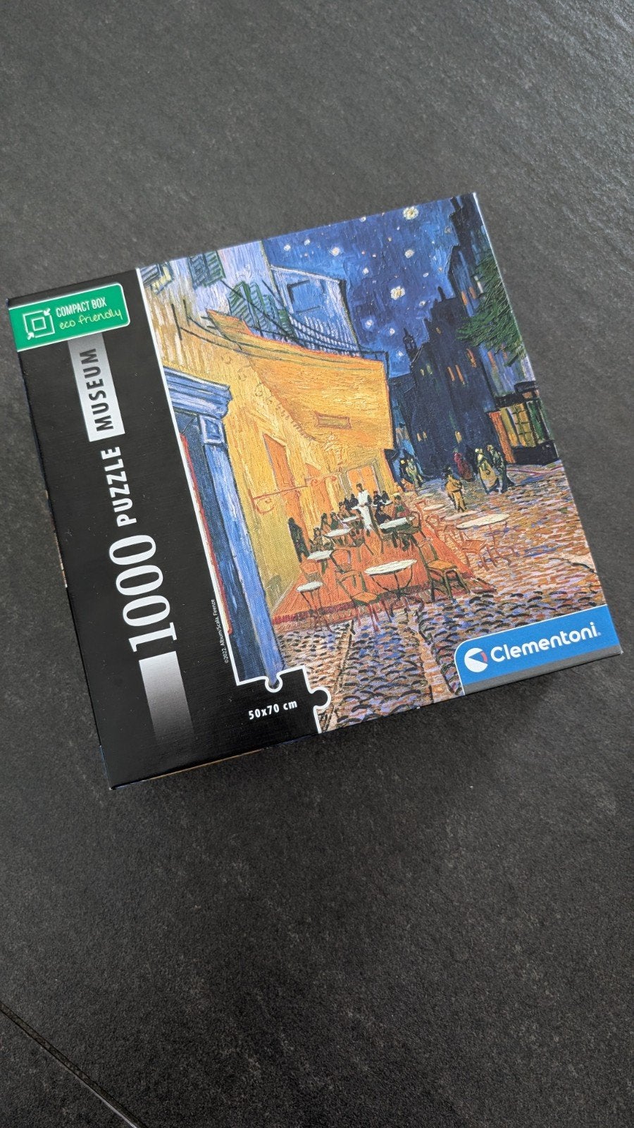 Puzzel - Caféterras bij nacht - 1000 stukje, Ophalen, 500 t/m 1500 stukjes, Zo goed als nieuw, Legpuzzel