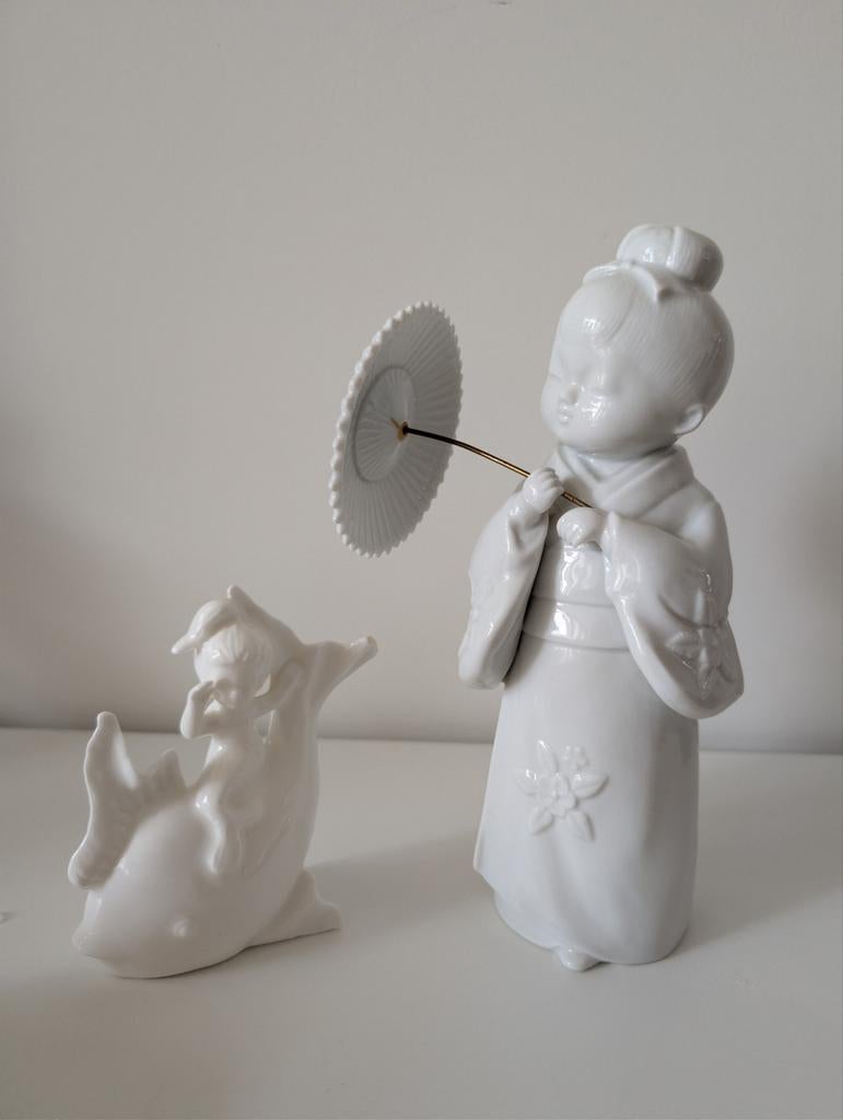 Japanse geisha / zeemeermin op een vis, Verzamelen, Ophalen of Verzenden, Nieuw