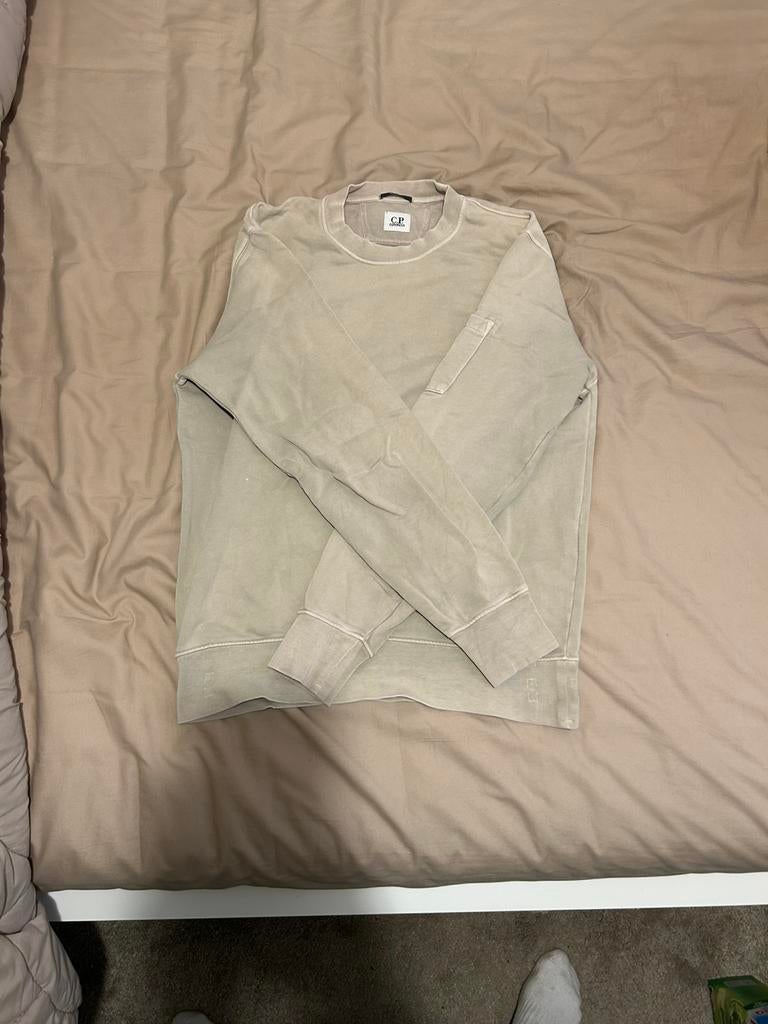 Cp company trui, Kleding | Heren, Verzenden, Zo goed als nieuw, Maat 46 (S) of kleiner, Beige