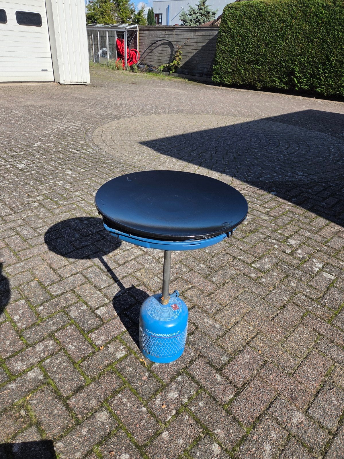 Campingaz gasbrander met Wokplaat., Ophalen, Zo goed als nieuw