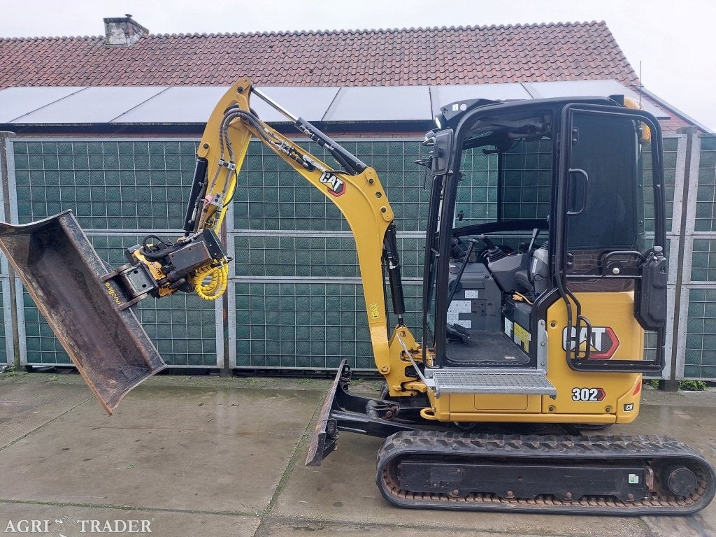 Caterpillar 302 CR met Engcon draai/kantelstuk, Zakelijke goederen, Machines en Bouw | Kranen en Graafmachines, -, Niet opgegeven