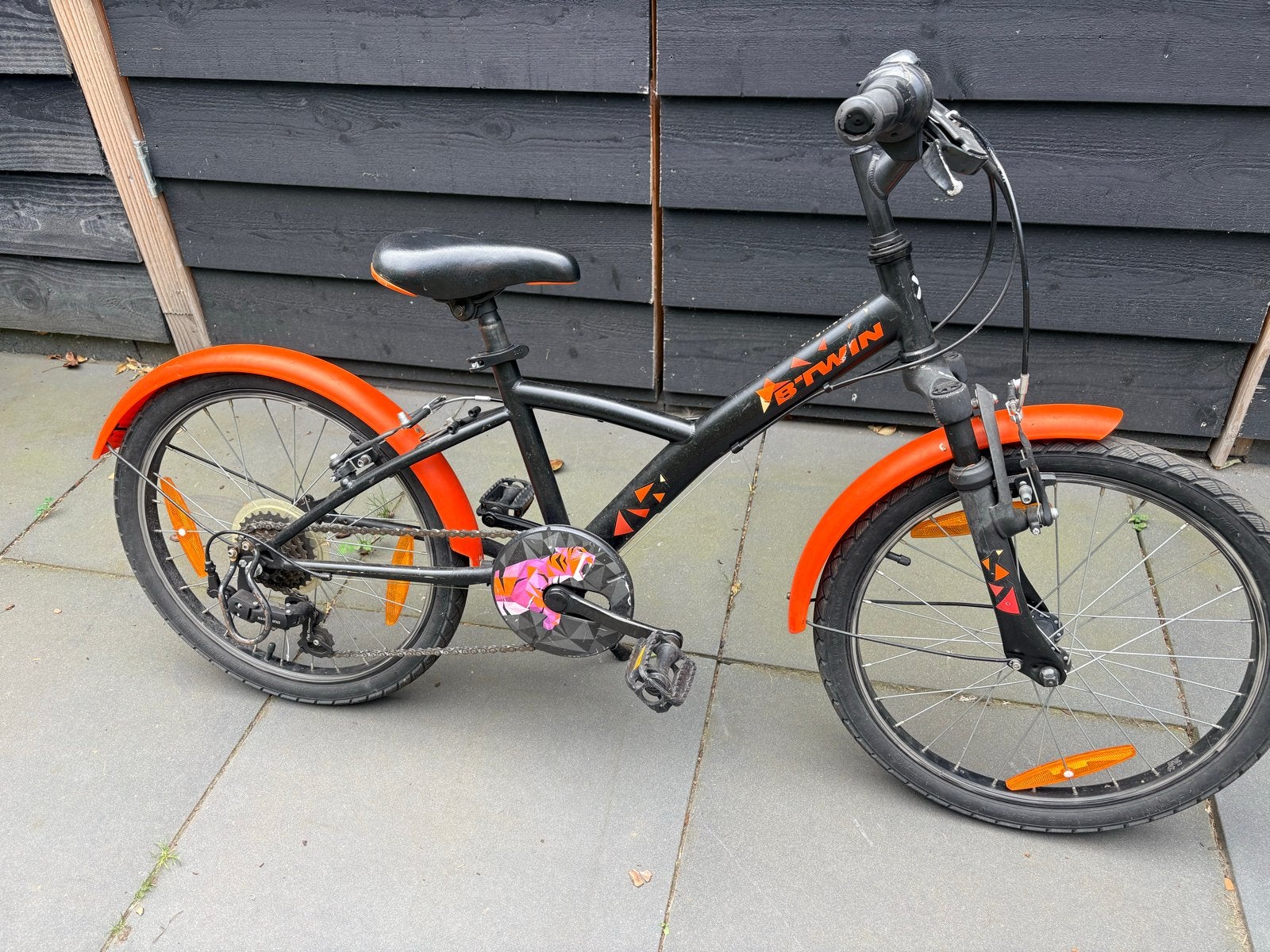 B-twin kinderfiets 20 inch, 6 versnellingen, Ophalen, Gebruikt, 20 inch of meer