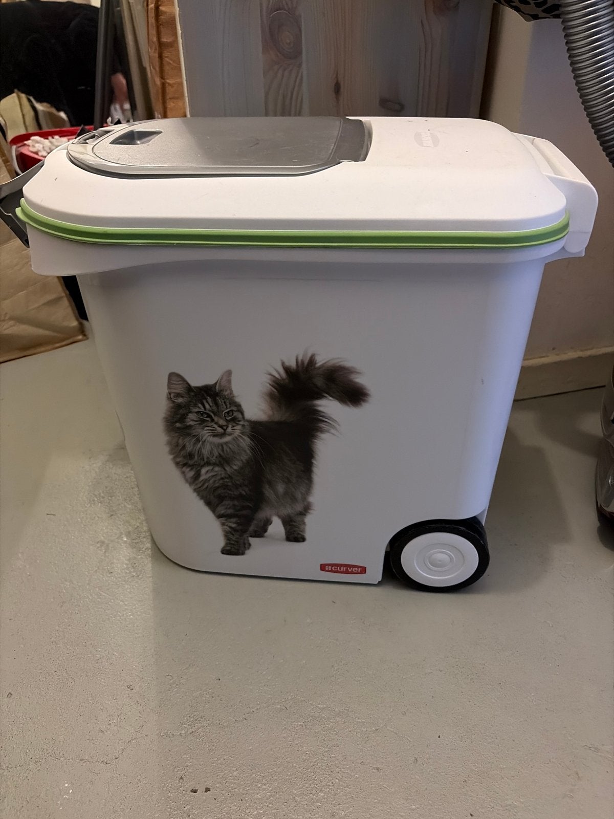 Curver opbergbak voor kattenvoer 12kg, Ophalen, Kat