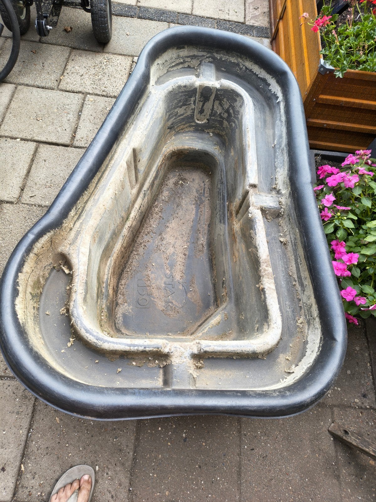Gebruikte vijverbak - 150 liter, Tuin en Terras, Vijvers, Ophalen, Gebruikt