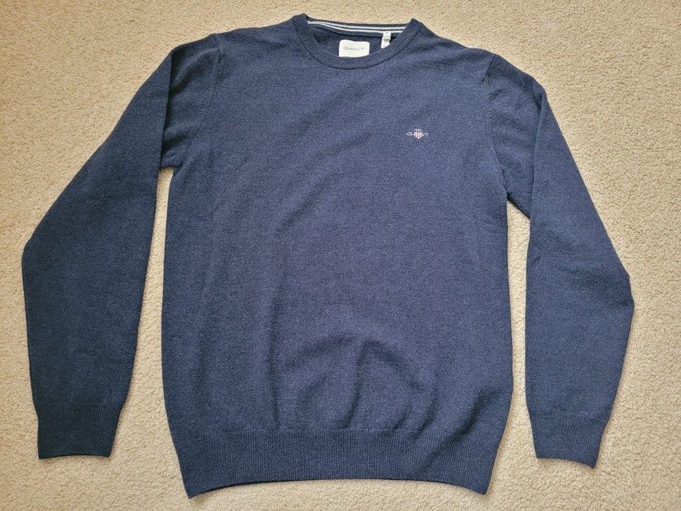 GANT herentrui maat M donkerblauw zo goed als nieuw, GANT, Ophalen of Verzenden, Zo goed als nieuw, Maat 48/50 (M)