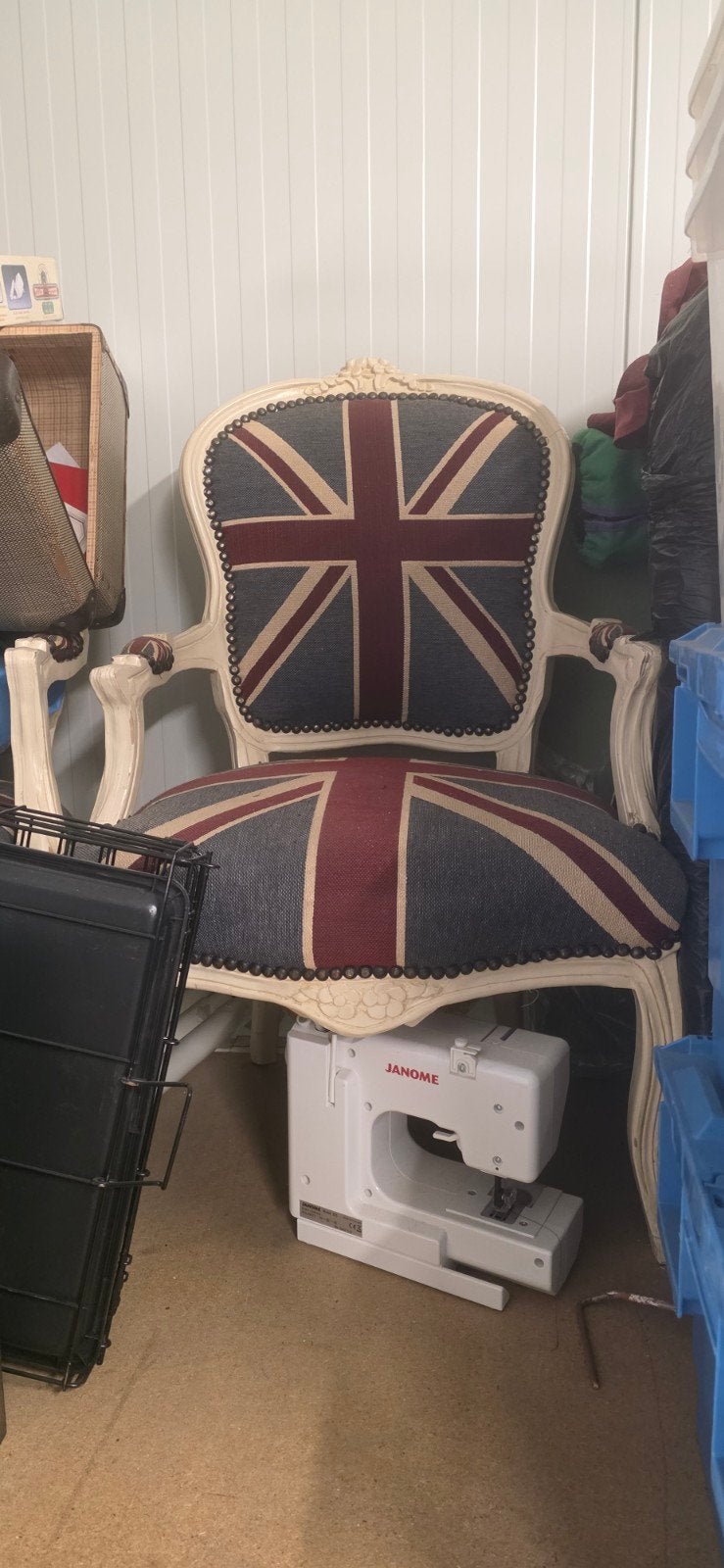 2 x stoel met engelse britse vlag, Ophalen