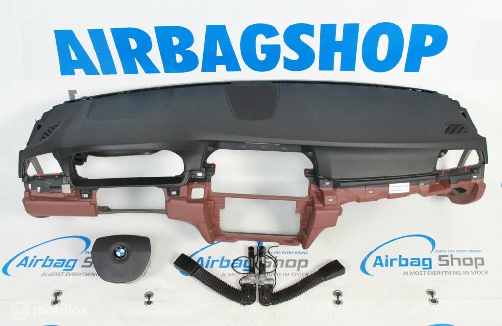 Airbag set - Dashboard zwart bruin + speaker BMW 5 serie F10