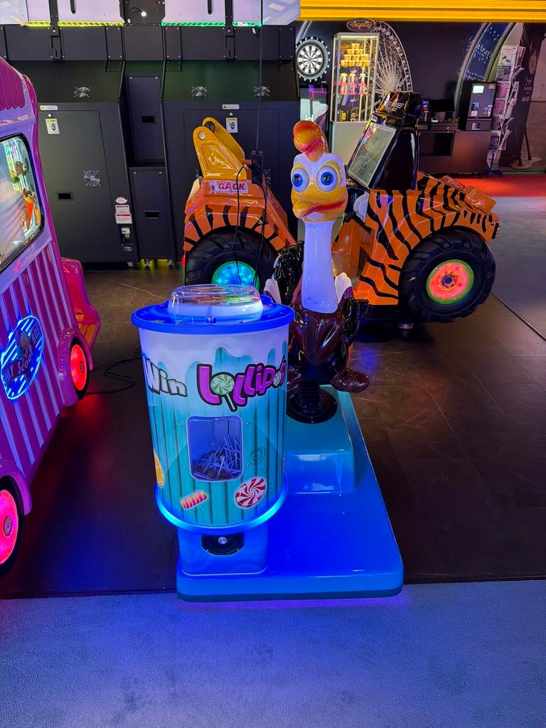 Sweet Ostrich Kiddy Ride met Lollie Uitbetaling, Verzamelen, Ophalen, Nieuw