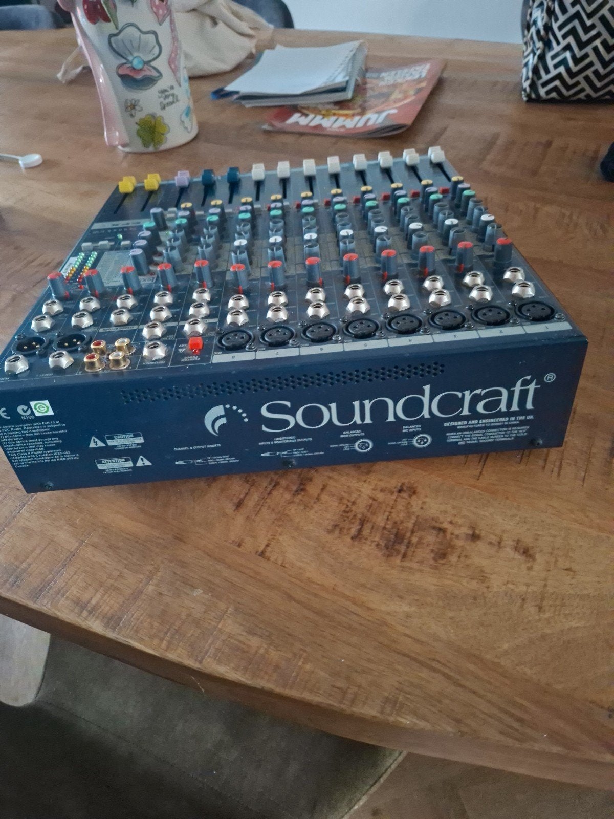 Soundcraft EFX8 Mengpaneel - Zo goed als nieuw, Ophalen of Verzenden, Zo goed als nieuw, 5 tot 10 kanalen, Microfooningang
