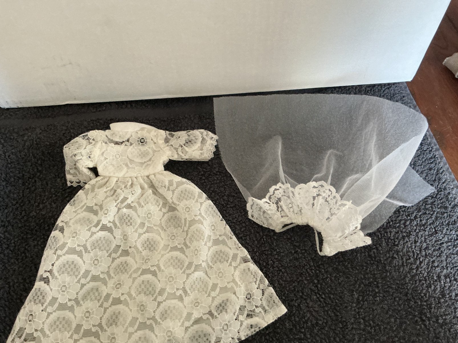 Vintage Sindy bruidsjurk, Ophalen of Verzenden, Gebruikt, Overige typen