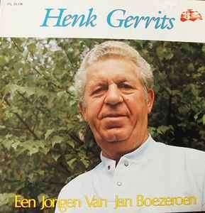 Henk gerrits ‎  een jongen van jan boezeroen  lp, Gebruikt, Levenslied of Smartlap, 12 inch, Inclusief binnenhoes