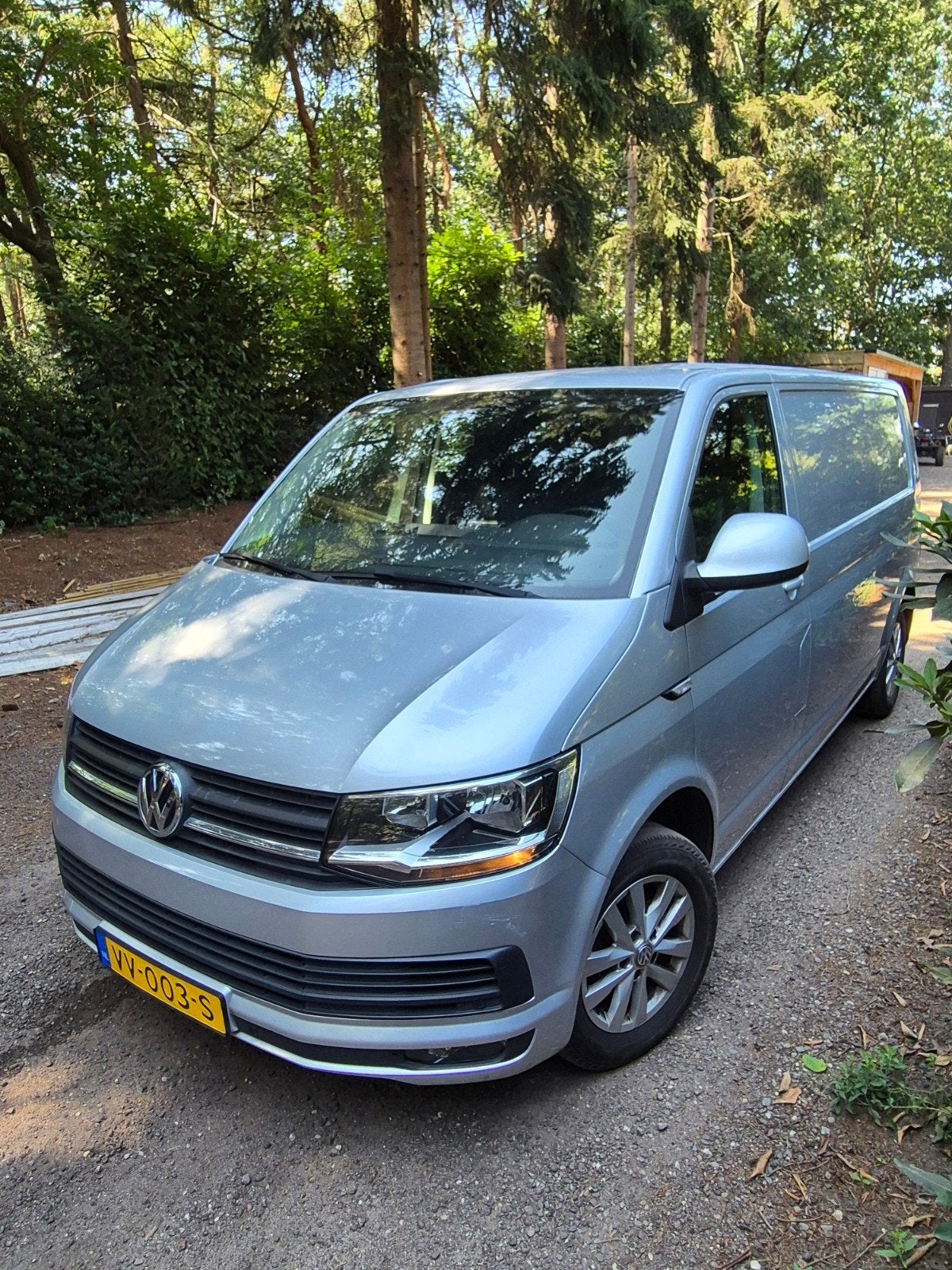 Volkswagen transporter L2H2 140 pk 2e eigenaar, Voorwielaandrijving, Euro 5, Zwart, 4 cilinders