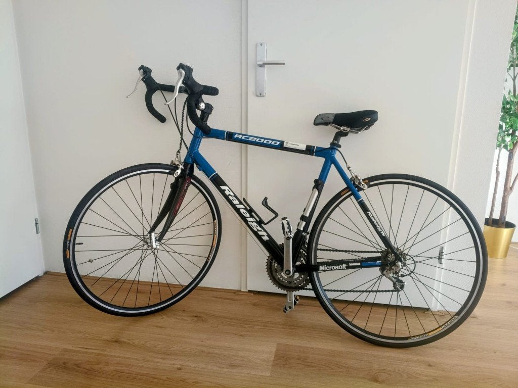 Raleigh RC2000 Racefiets Framemaat 54cm –In zeer goede staat, 28 inch, Zo goed als nieuw, Meer dan 20 versnellingen, 53 tot 57 cm