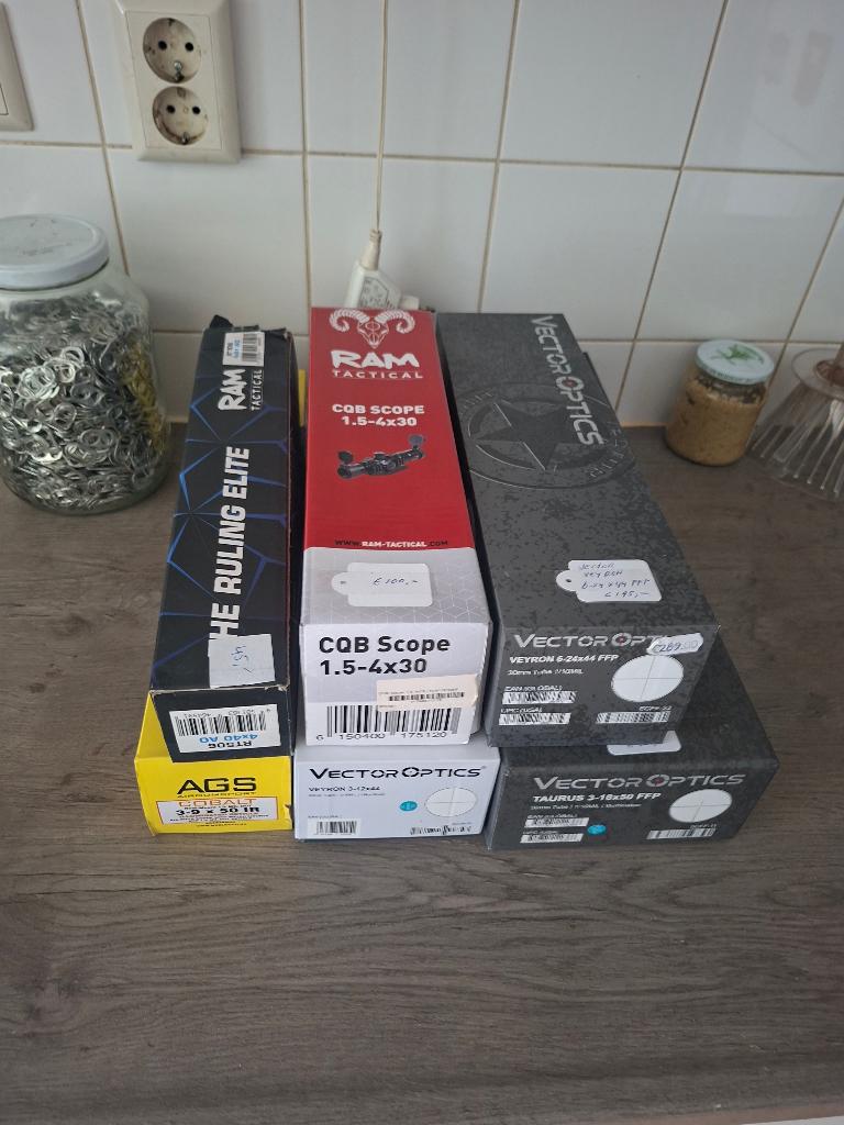 richtkijker scoop vector ram AGS, Sport en Fitness, Schietsport-accessoires, Zo goed als nieuw, Ophalen of Verzenden
