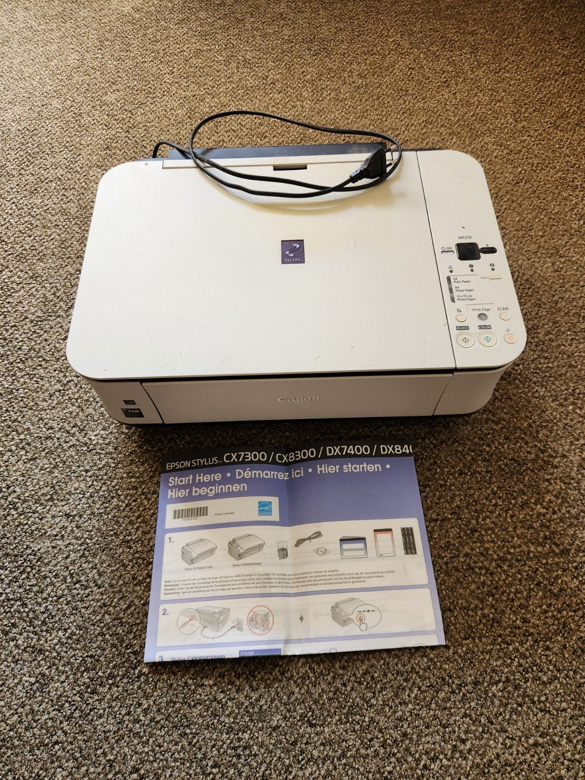 Epson Stylus all-in-one printer met inkt, Computers en Software, Printers, Ophalen of Verzenden, Niet werkend