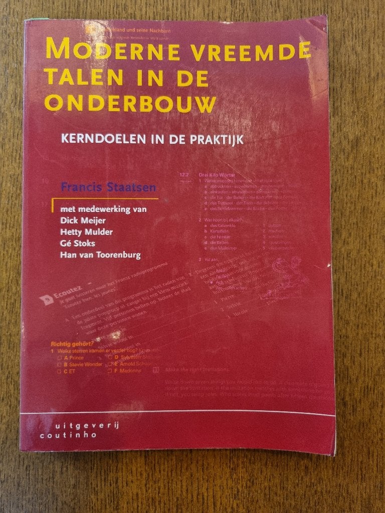 Moderne vreemde talen in de onderbouw, Ophalen of Verzenden, Alpha, Gelezen, HBO