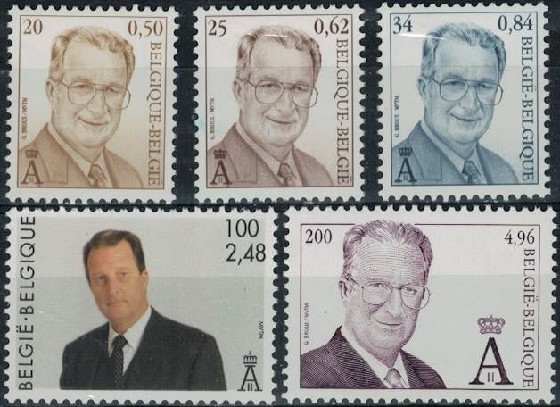 V521 Belgie 3030/34 postfris, Verzenden, Postfris